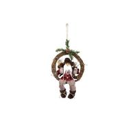 Feerie Christmas - Couronne Père Noël en bucheron - Hors-piste
