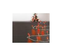 Feerie Christmas - Guirlande d'extérieur 50 mètres - 500 LED - Rouge et transparent