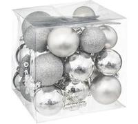 Coffrets Décoration sapin de Noël 35 pièces - Argent