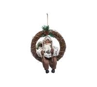 Féérie Lights & Christmas - Couronne de Noël en bois Terre sauvage - Blanc - Marc en terre sauvage