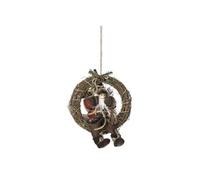 Féérie Lights & Christmas - Couronne de Noël en bois Terre sauvage - Marron - Marc en terre sauvage