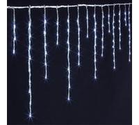 Guirlande de Noël extérieure à 120 LED Xmas - L. 200 cm - Blanc froid
