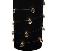 Guirlande de Noël lumineuse ampoule Xmas - L. 190 cm - Bonhomme de neige