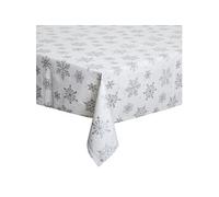 Féérie Lights & Christmas - Nappe flocons de Noël Fantasy - L. 360 x l. 140 cm - Blanc - Fantasy