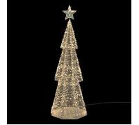 Sapin de Noël lumineux d'extérieur 960 LED - H. 152 cm