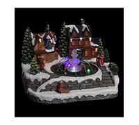 Féerie Lights et Christmas Déco Noël Fontaine en Ville Secteur Lumineux animé