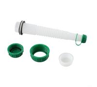Feeshoppher Bec de carburant flexible et kit de bouchon pour Jerrican Rubbermaid, Kolpin, Gott - Bec verseur de gaz de rechange avec bouchon d'aération et bouchon pour tondeuse à gazon, tondeuse