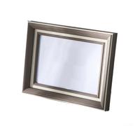 Feeshoppher Cadre photo en résine de 20,3 cm pour affichage mural ou de table, orientation horizontale et verticale, panneau artificiel avec panneau arrière en MDF, décoration d'intérieur moderne pour