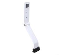 Feeshoppher Kickdown Butée de porte avec design à pied, fer robuste et gel de silice antidérapant, installation perforée ou sans perforation pour blocage de porte sécurisé, opéra silencieux (blanc)