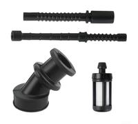 Feeshoppher Kit de conduite de carburant pour tronçonneuse 028 028AV - 1119-358-7700 - Tuyau de gaz de rechange avec filtre et capuchon, kit de réparation 4 pièces pour l'entretien des équipements