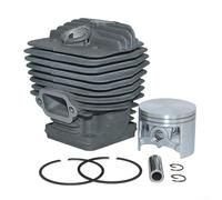 Feeshoppher Kit de cylindre et cylindre 1122-020-1211 pour pièces de tronçonneuse 066 MS660 MS650, alésage de 54 mm, kit de réparation de moteur en métal avec composants complets pour restauration de