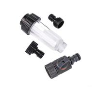 Feeshoppher Kit de filtre pour nettoyeur haute pression avec valve de régulation et raccord rapide G3/4, système pour Karcher, camping-car, bateau et pompe de jardin, filtre en ligne S