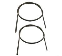 Feeshoppher Lot de 2 câbles intérieurs flexibles pour débroussailleuse 4130-711-3200, noyau d'arbre d'entraînement de rechange de 1,23 m, compatible avec FS38 FS40 FS45 FS50 FS72 FS75 FSE60 FSE71 FSE8