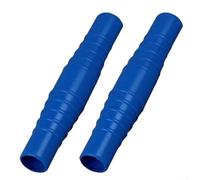 Feeshoppher Lot de 2 connecteurs de tuyau de piscine de 3,8 cm à 3,8 cm pour aspirateurs de piscine - Connecteurs de tuyau d'arrosage pour Intex pour piscines polygroupe, adaptateurs d'aspirateur bleu