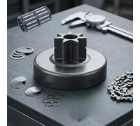 Feeshoppher Pignon d'embrayage pour tronçonneuse avec roulement .325 pas 7 dents de rechange pour modèles 028 028WB remplace 1118 640 2001 et 1118 160 2002 Kit métal