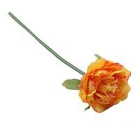 Feeshoppher Rose artificielle en soie à tige unique, 30 cm, fleurs artificielles réalistes avec fleur de 8 cm pour centres de table de mariage, décoration d'intérieur, bureau, fête et accessoires de