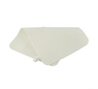 Feeshoppher Tapis de sauna en feutre absorbant pour salle de douche, cabine à vapeur, salle de bain, housse de sol respirante à séchage rapide avec boucle de suspension, gris, 23 x 35 cm (blanc)
