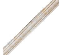 FEFEF Plinthes murales - Bordure décorative en Mousse PE Auto-adhésive - 2,2 m de Longueur, 5 cm de Largeur(Beige)