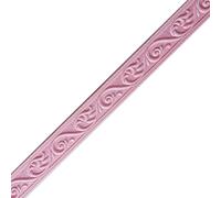 FEFEF Plinthes murales - Bordure décorative en Mousse PE Auto-adhésive - 2,2 m de Longueur, 5 cm de Largeur(Pink)