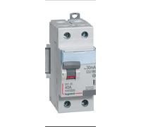Legrand Interrupteur différentiel 411591 2P 40A Type F 30 mA - 2 modules - bornes alignées