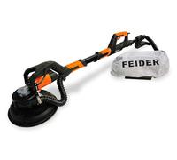Feider - Ponceuse Électrique pour Plâtre 750W, 225mm - Décapage Mur et Lambris - Système d'Aspiration de Poussières - Sac de Récupération - Contrôle de Vitesse - Livrée avec Lot d'Abrasifs - FPGAUTO