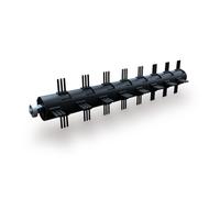 FEIDER - Rouleau Brosse 52cm, 32 Brosses Poils Durs - Accessoire Compatible Aspirateurs Souffleurs Broyeurs FAST175 - pour Brosser et Nettoyer en Profondeur vos Terrasses - FBR-FAST175P-T