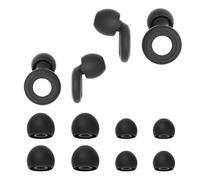 FEIHS 2 Bouchon d'oreille pour Dormir,Convient aux environnements bruyants | Silicone, noir, 3 tailles, respirant et confortable, réutilisable, s'adapte parfaitement au pavillon de l'oreille