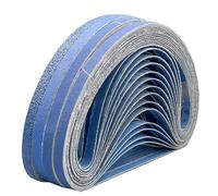 FEIHU Bandes abrasives corindon de zirconium,9 x 533 mm, grain 100 pour ponceuse Proxxon le ponçage du métal, du bois, le dérouillage 20 pièces