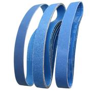 FEIHU Bandes abrasives métalliques 50 x 686 mm. Jeu de bandes abrasives. 2 x 60/80/80/100/120/240/320 pour ponceuse à bande d'établi. Pour le ponçage, le décalaminage et le polissage (12 pièces)