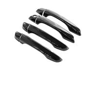 FEILIVCI pour Citroën C3 pour Aircross 2017~2022 Garniture De Poignée De Porte Extérieure De Voiture en Chrome Anti-Rayures(Noir Brillant)