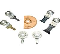 Fein Jeu de lames de scie 35222967260 Marine – 7 pièces – Compatible StarlockPlus/StarlockMax