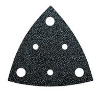 Fein Feuille abrasive triangulaire perforée avec bande auto-agrippante K120 80 mm - Lot de 5