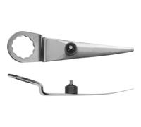 FEIN 63903160015 - Accessoire Supercut; Couteau droit en forme de Z 54mm avec butée fixe - Pack de 2, Accessoire, Oscillation