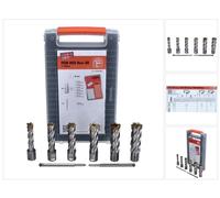 FEIN Best of Carottier HSS Nova 50 Set d'accessoires 8 pces ( 63134999063 ) 3/4" Weldon 12 - 22 mm