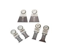 FEIN Best of E-Cut StarlockPlus BOIS & Metal. 6 lames de scie plongeantes E-Cut pour les travaux de sciage dans le bois et le métal. Porte-outil Starlock Plus