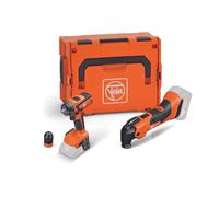 FEIN Combo d’avantages sans fil. MULTIMASTER sans fil AMM 500 et Perceuse-visseuse sans fil ASCM 18 QSW AS Compatible avec les batteries 18 V Bosch Professional depuis 2008 et AMPShare.Sac en nylon