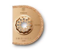 Fein Disco HM SL segm. Ø75 x 2.2, pack 1 Or | Segmentée, idéale pour les travaux dans les coins et sur les arêtes sans chevauchement. Porte-outil Starlock