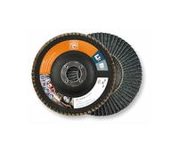 FEIN Disque à Lamelles 125 mm, Grain 80 I 10 disque à Lamelles pour meuleuse d'angle I Utilisation Universelle pour l’acier et l’Acier Inoxydable I Idéal pour le Traitement d’arêtes