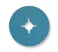 FEIN Disque Abrasif en Fibres 125 mm, Grain 60, 25 Disque Abrasif pour pour meuleuse d'angle, Utilisation Universelle pour l’acier et l’Acier Inoxydable