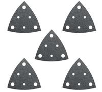 FEIN Feuilles abrasives perforées grain 220, Longueur d’arête 80 mm, Condit.5 Pce, Pour une utilisation sur pratiquement tous les matériaux, Non perforées, fixation rapide auto-agrippant.