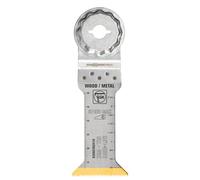 Lame de scie bimétallique Fein E-Cut avec revêtement TiN, longueur 78 mm, largeur 42 mm, lot de 3 | 63502203420