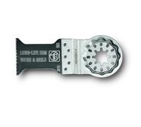 FEIN Lame de scie E-Cut Long Life, Condit. 5 Pce, Largeur 32 mm, Longueur 90 mm, Porte-outil Starlock Max, Bi-métal avec denture bois alternée .Extrêmement robuste. Excellente durée de vie