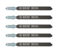 FEIN Lame de scie sauteuse F-IRON Jig 26 AS pour le métal BIM 63 T1.2 MS SC. Pour tôles et métaux, acier inoxydable, INOX, tôles d'acier.VE=5 pcs.