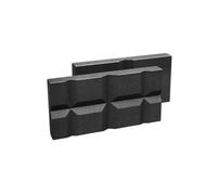 FEIN Mors de rehaussement 60 mm I Morse pour étau FEIN VersaMAG, Paire de Mors de serrage I Parfait pour le serrage de Matériaux plats et Tubes de Grande Taille jusqu’à un diamètre de 100 mm