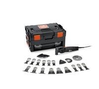 FEIN Multimaster MM 700 BLACK EDITION, Machine oscillante, Moteur FEIN 450 W, Système anti-vibrations, Porte-outil StarlockMax. Livré avec plus de 30 accessoires pour l’aménagement et la rénovation