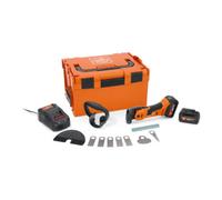 Fein Oscillateur Fein avec batterie, MULTIMASTER AMM 700 1.7 Q Autoglas AS, pour le secteur automobile, y compris de nombreux accessoires pour le découpage de vitres et les travaux sur la carrosserie