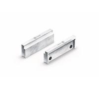 FEIN Paire de Mors de Protection (B) blanc 110 mm Aluminium (FEIN VersaMAG), aucune rayure du Matériau, qualité maximale, pour un serrage sûr sur Toutes les Surfaces magnétiques