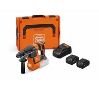 FEIN Perforateur-burineur sans fil ABH 18-26 AS Set 5Ah avec SDS plus, énergie d’impact de 2,6 joules, Perçage dans le béton jusqu’à 26 mm.,2 Batteries 18V 5Ah et Chargeur, Interface: 18V AMPShare