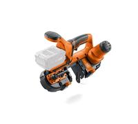 FEIN Scie à ruban sans fil ABAS 18-63 AS pour le tronçonnage mobile et confortable de différents matériaux jusqu’à 63,5 mm. Compatible avec batteries AMPShare/Bosch18 V, sans batteries et chargeurs