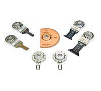 FEIN Set Marine Set des 7 accessoires de chantier pour l’entretien et la réparation de bateaux, Compatible avec lesMultiTools StarlockPlus et StarlockMax, 100% Qualité